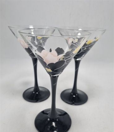 3 verres à Martini
