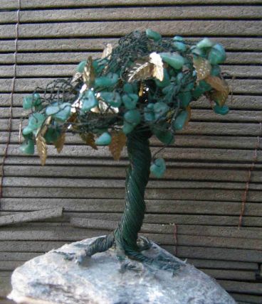 bonzai pierres  vertes