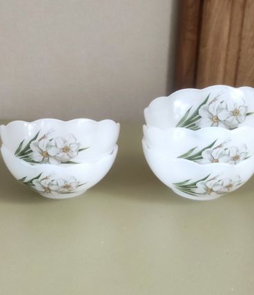 Coupelles en opaline