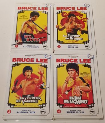 Coffret bruce lee Vhs  25eme anniversaire 