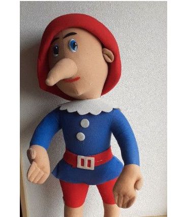 Pinocchio jouet ancien en tissu