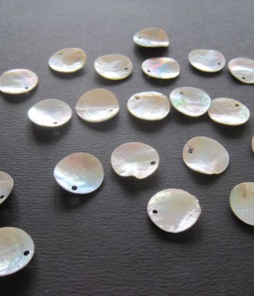 Colifichets 20 nacres naturelles pour créations