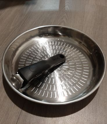 Poêle Professionnelle INOX TEFAL avec poignée amovible