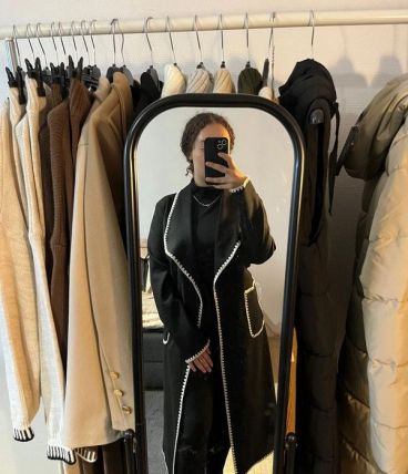 Manteau long noir