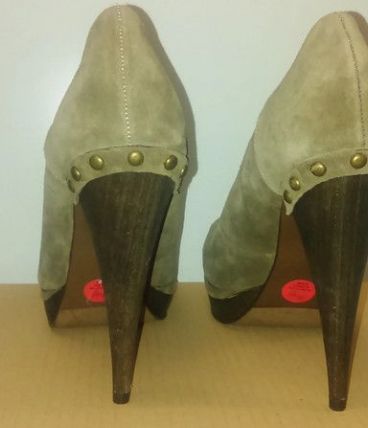 227* ZARA - escarpins CUIR peep toe neufs (40)