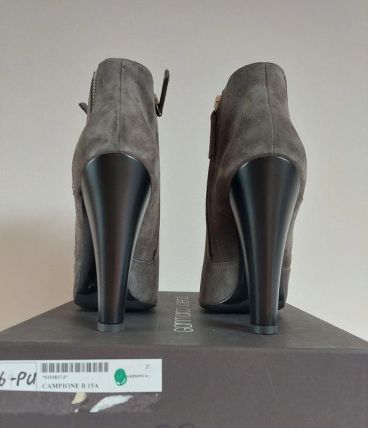 233C* Gianmarco Lorenzi - luxe sexy boots gris full cuir (37
