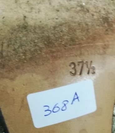 368A* Voltan - superbes escarpins bronze tout cuir (37,5)