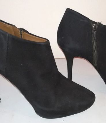 529A* ZARA superbes boots noirs (39)