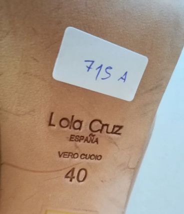 715A* Lola CRUZ sexy sandales haut de gamme cuir (40)