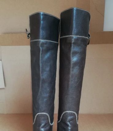 511B* superbes bottes marron tout cuir marque CECIL (p37)