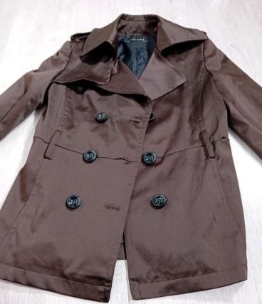 Trench femme zara maron foncé taille L