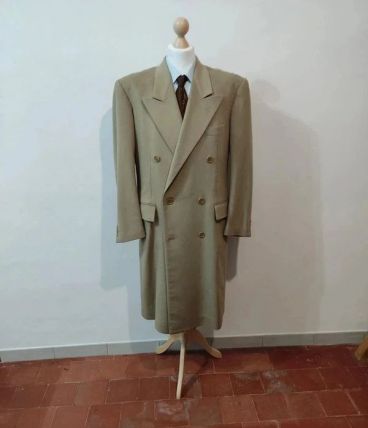 Fabuleux manteau croisé beige