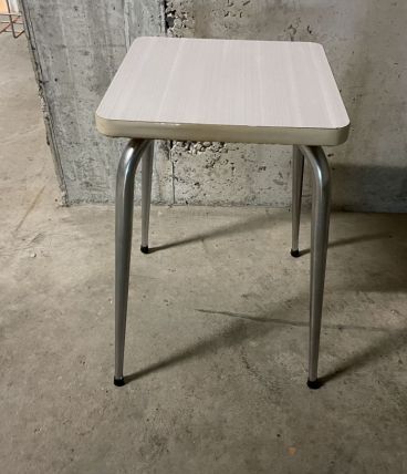Tabouret en formica années 70