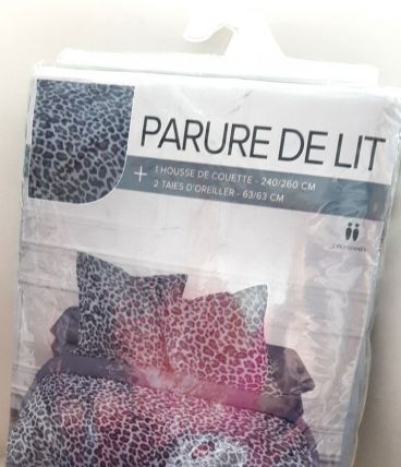 PARURE DE LIT - Housse de couette + taies