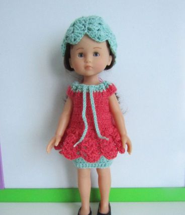 Tenue pour poupée chéries de corolle, paola reina, las amiga