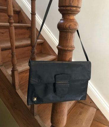 Pochette cuir année 60 