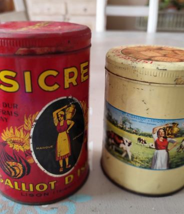 Boîtes métalliques vintages Isicrem