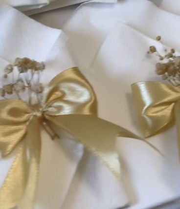 50 Mouchoirs avec noeud 