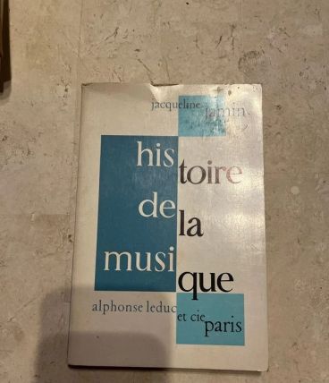 Histoire de la musique, Jacqueline Jamin (Ref. 2024-247)