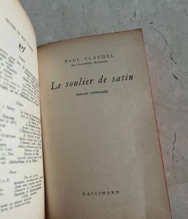 Le soulier de satin, Paul Claudel (Ref. 2024-337)