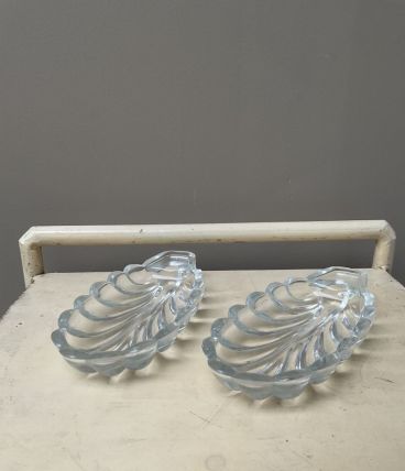Coupelle vide poche verre lot de 2 année 50