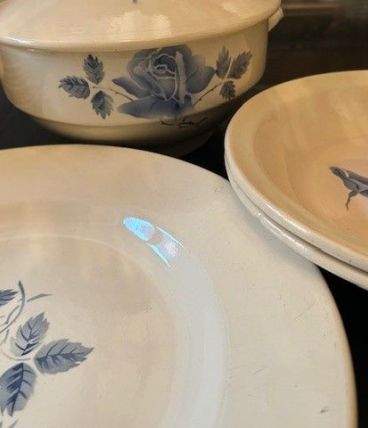 Service porcelaine Digoin Sarreguemines vintage