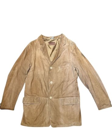 Veste en daim vintage grande taille
