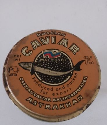 Boite vide de Caviar Malossol