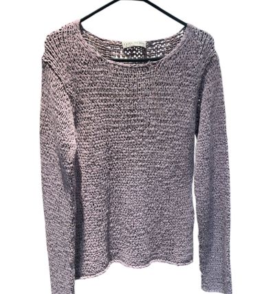 Pull en tricot violet Cerruti