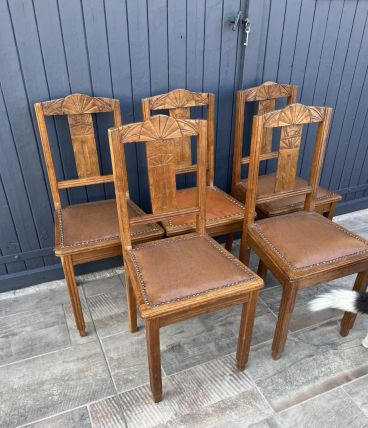 Lot de 5 chaises 
