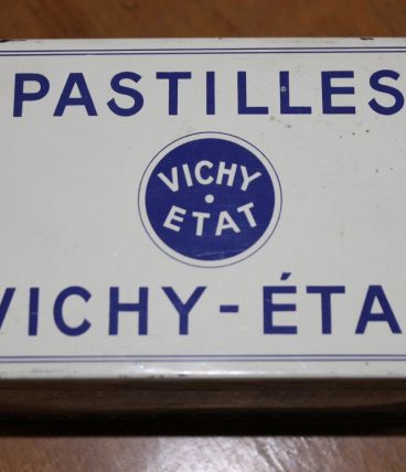 boite métal ancienne de pastilles vichy état