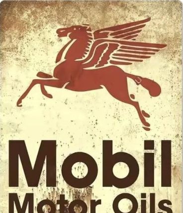 Mobil Oil Tin Plate Sign