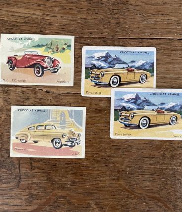 Images automobiles anciennes Chocolat Kemmel