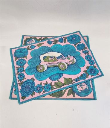 Set de 2 torchons vintage