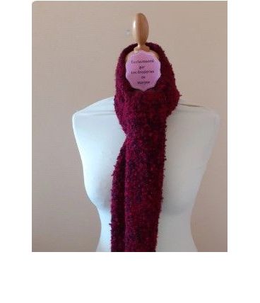 Echarpe en tissu acrylique recyclé