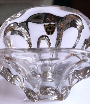 CENDRIER en cristal de BAYEL