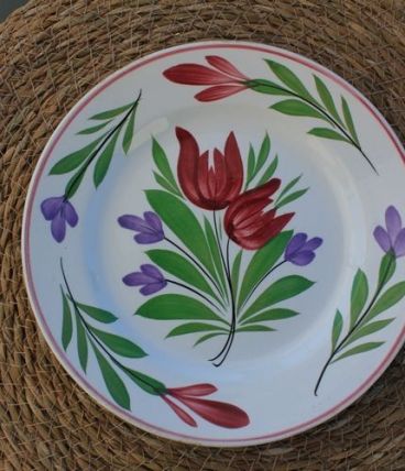 Assiette à dessert ancienne