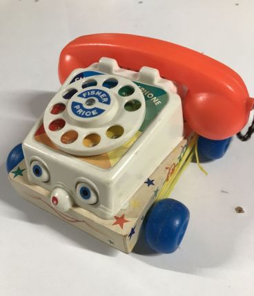 Telephone vintage fisher price 1970