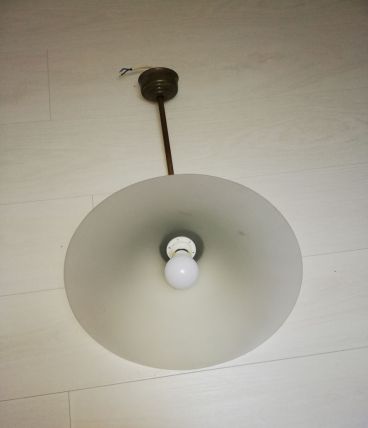 Lustre opaline année 70