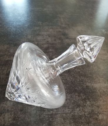 Carafe à Liqueur en cristal de bohème de Pologne