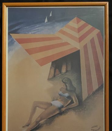 Affiche LA BAULE encadrée