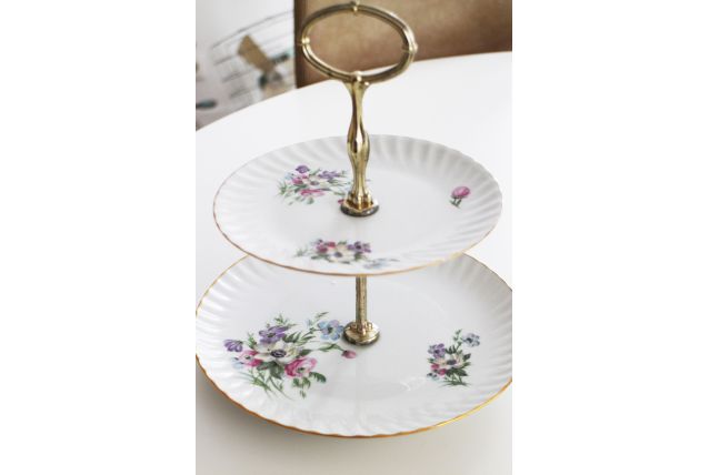 Plateau porcelaine vintage
