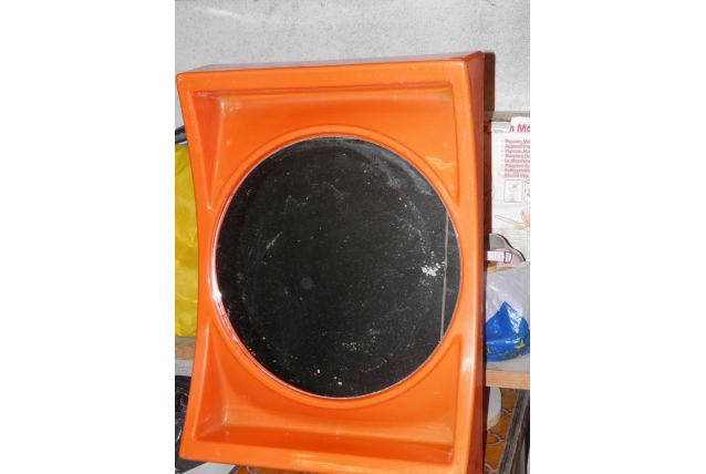 miroir années 70 orange (2)