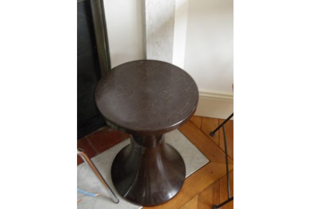 2 tabourets " tamtam " années 70 marron