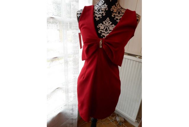 robe rouge taille 36/38