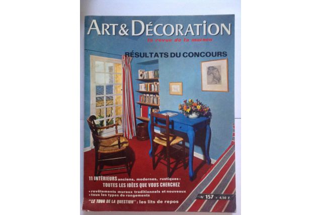 Magazine de collection ancien "Art et décoration" datant de 1971