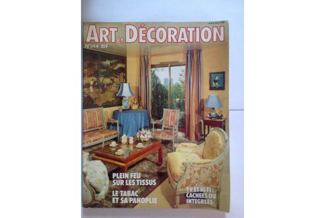 Magazine de de collection  "Art et décoration" des années 1970  