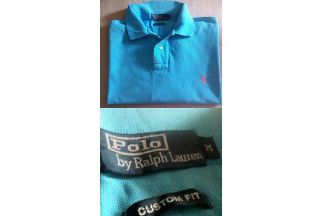 Polo bleu Ralph Lauren
