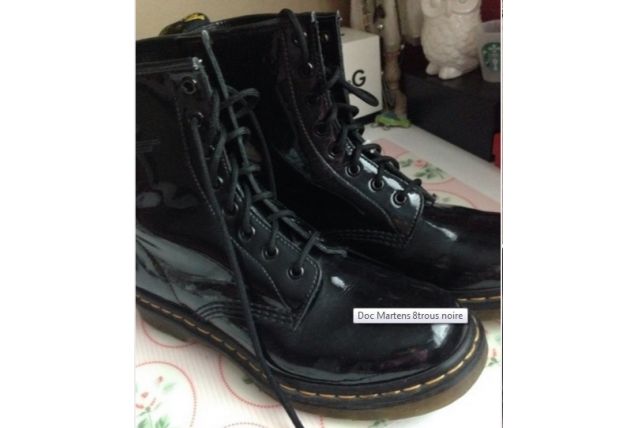 Doc Martens 8trous noire