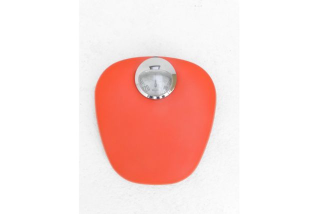 Pèse personne orange vintage